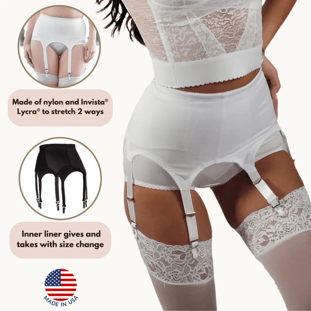 Rago Garter Belt With Six Metal Garters
