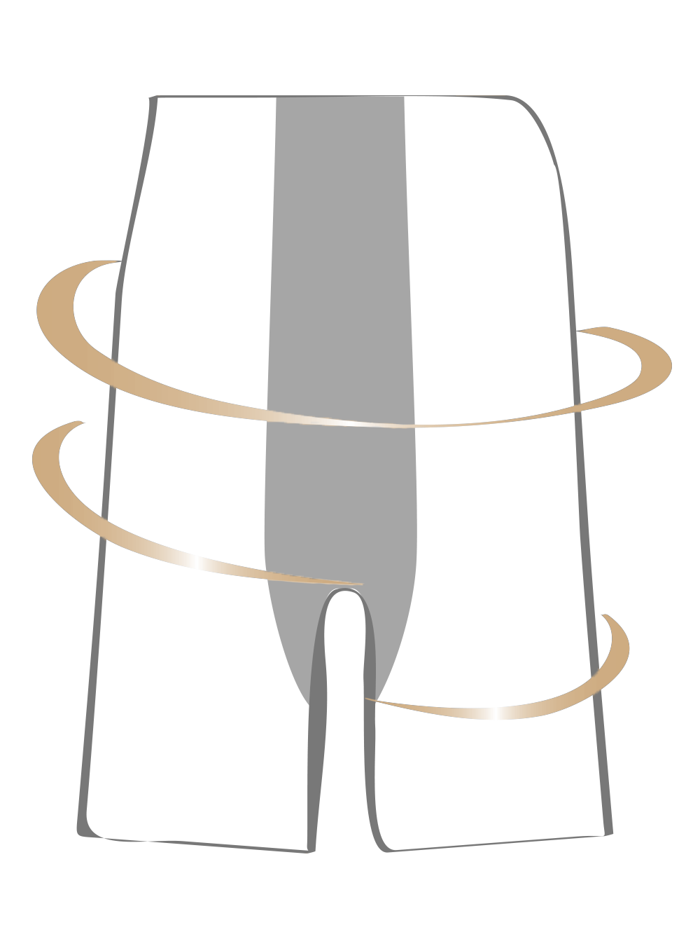 Body Hush BH 1807 Firm Control Tummy + Thigh Shaper