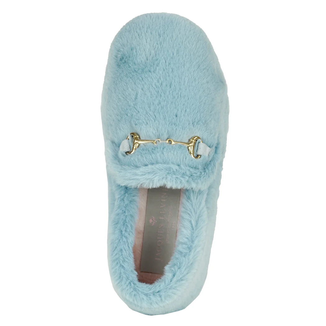 Jacques Levine Womens Furry Slipper