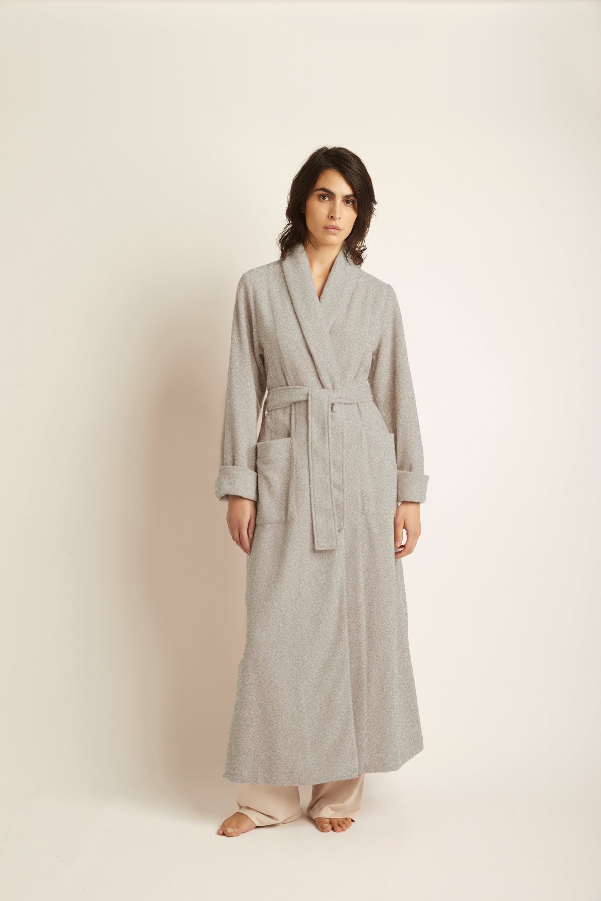 Pluto Womens Fleece Long Robe Ruth – The Fitting Room