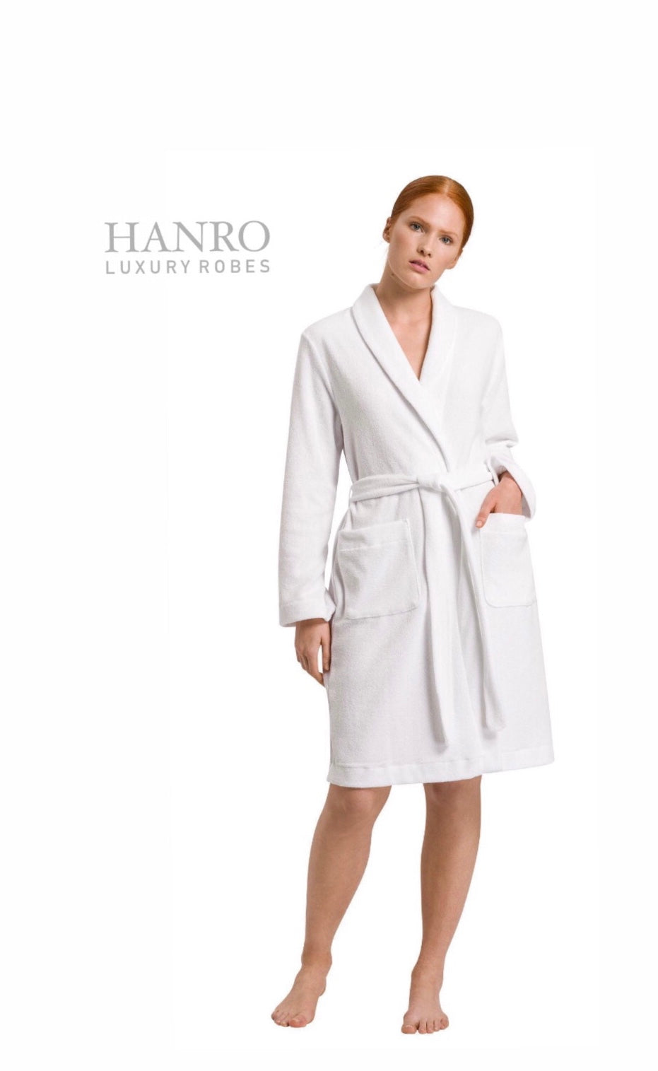 Hanro Shawl Collar Robe Style 77127