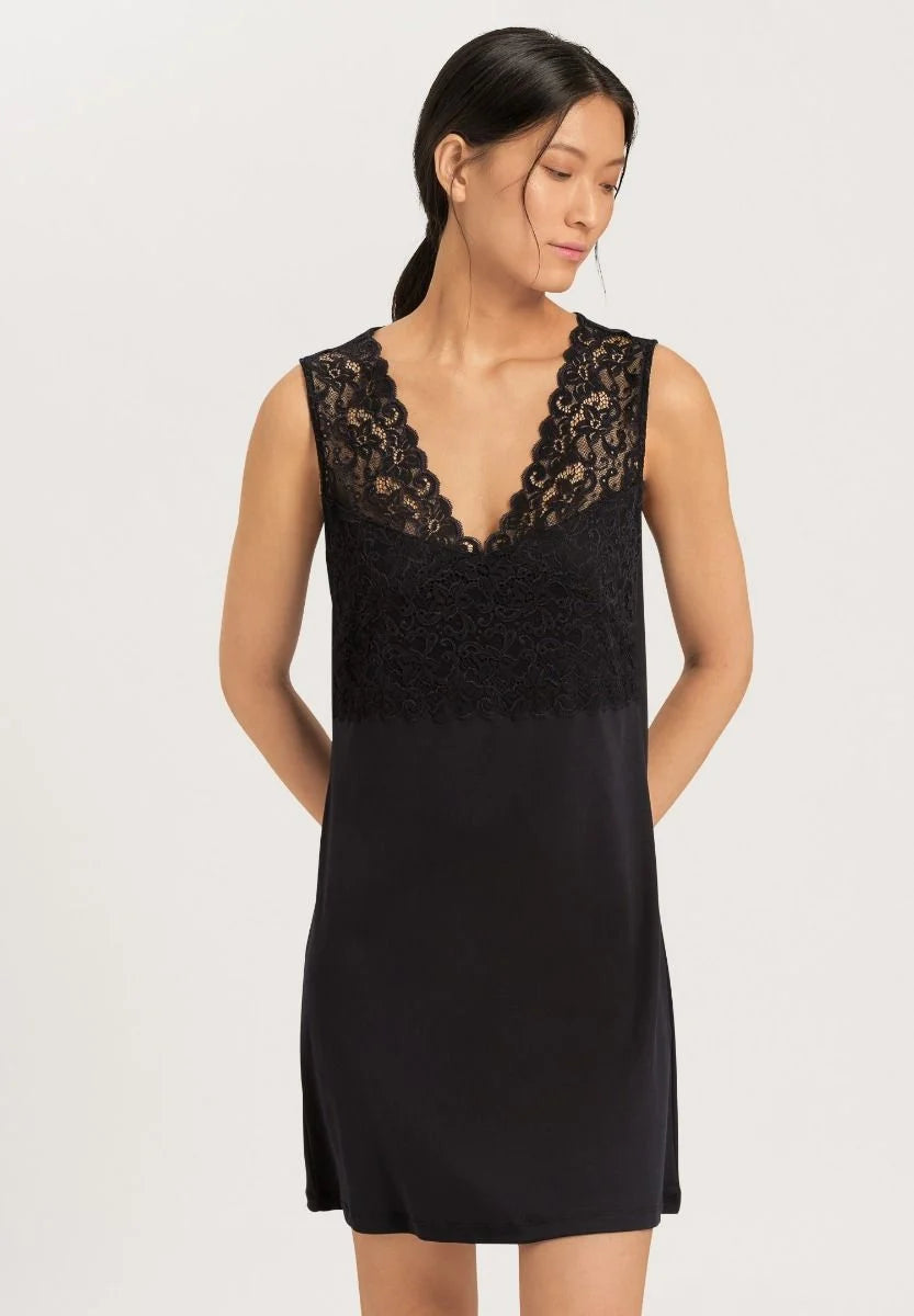 Hanro Moments V-Neck Cotton Tank Nightgown