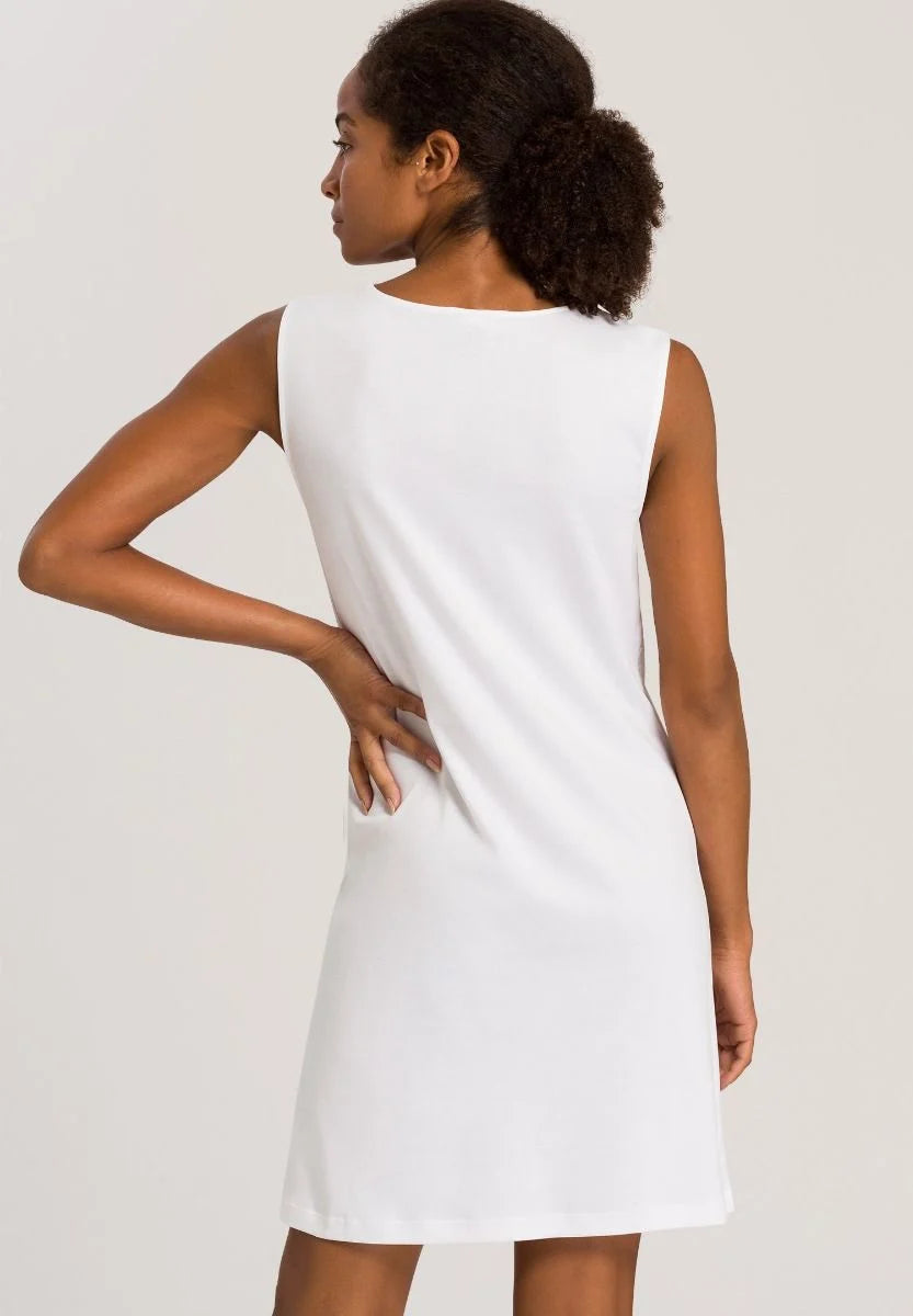 Hanro Moments V-Neck Cotton Tank Nightgown