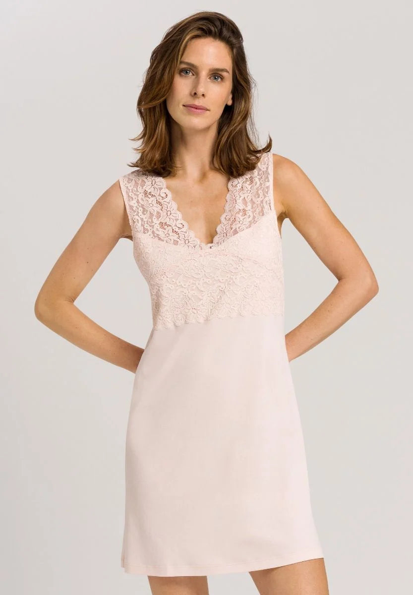 Hanro Moments V-Neck Cotton Tank Nightgown