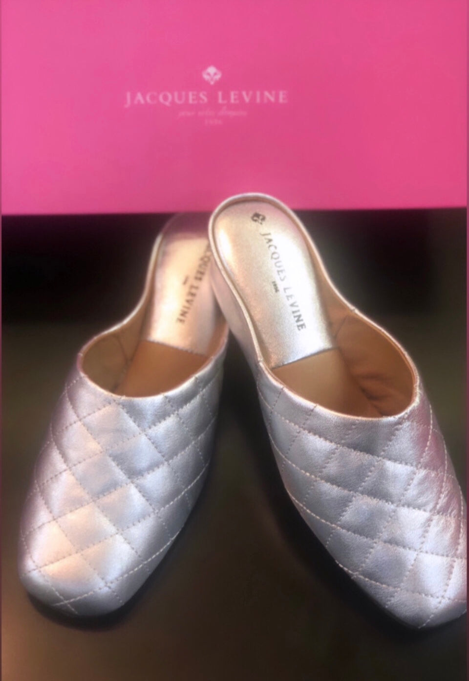 Jacques Levine Slippers Classic Quilt Style 19997