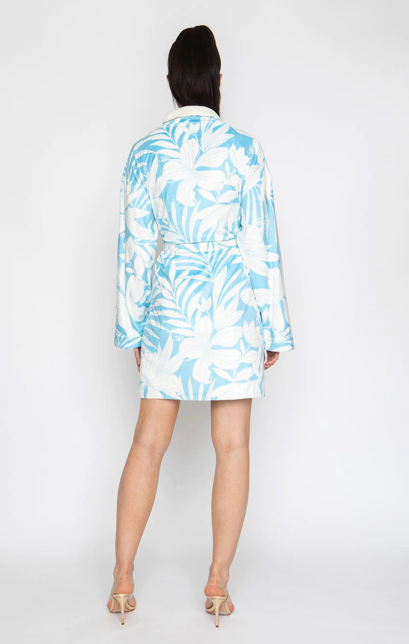 Wrap Up By VP Blue Hawaii Short Robe