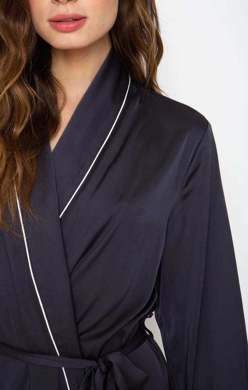 Wrap Up By VP Poly Silk Long Robe