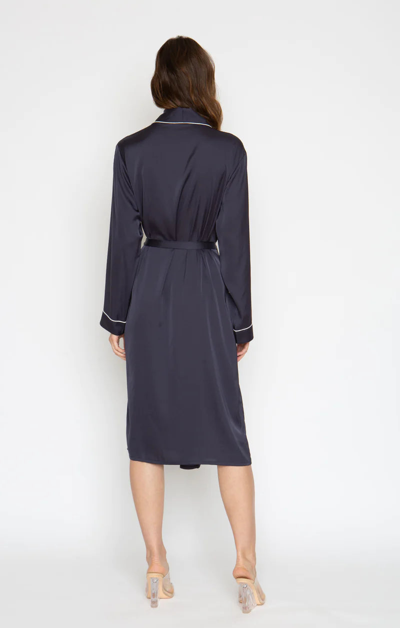 Wrap Up By VP Poly Silk Long Robe