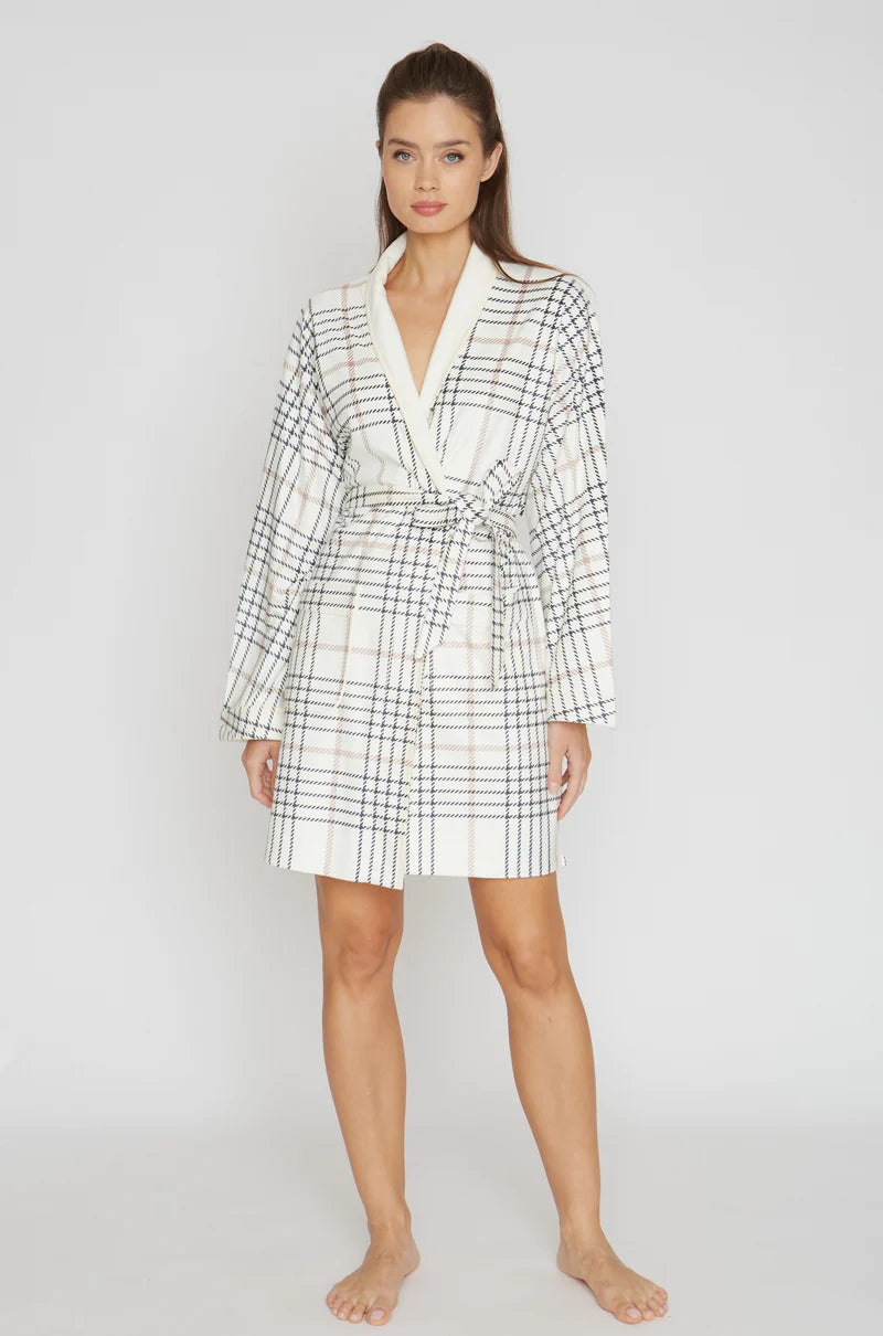 Wrap Up By VP London Strip Short Robe