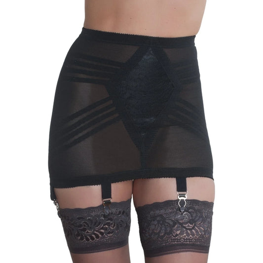 Rago Open Bottom Shaper Girdle With Side Zipper And Six Metal Garters Style 1361
