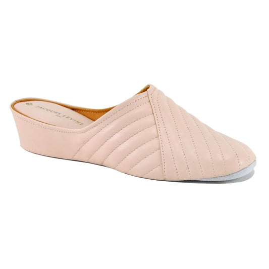 Jacques Levine Slippers 1221 Pink