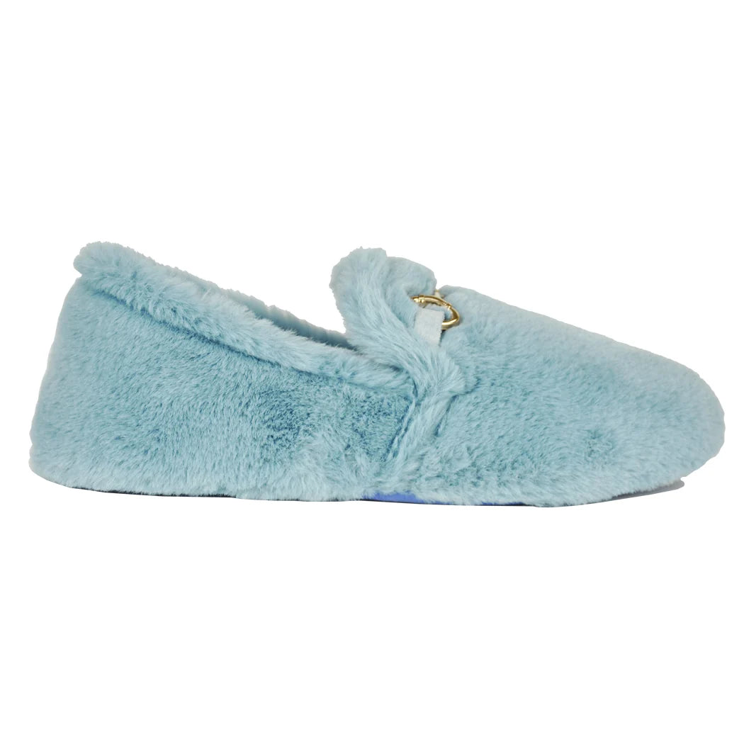 Jacques Levine Womens Furry Slipper