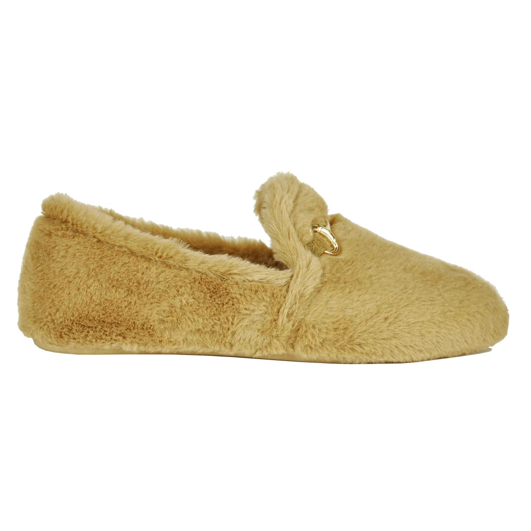 Jacques Levine Womens Furry Slipper