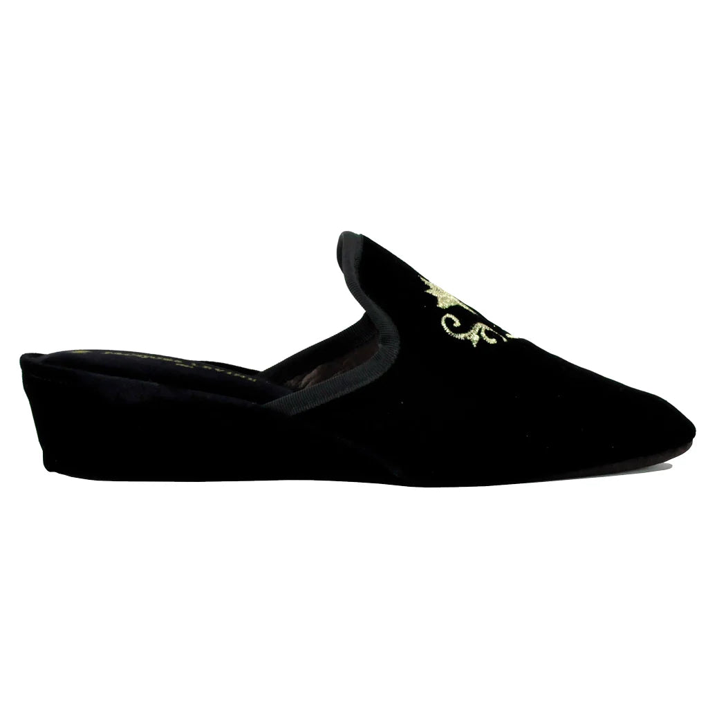 Jacques Levine Royalty Velvet Luxury Slippers