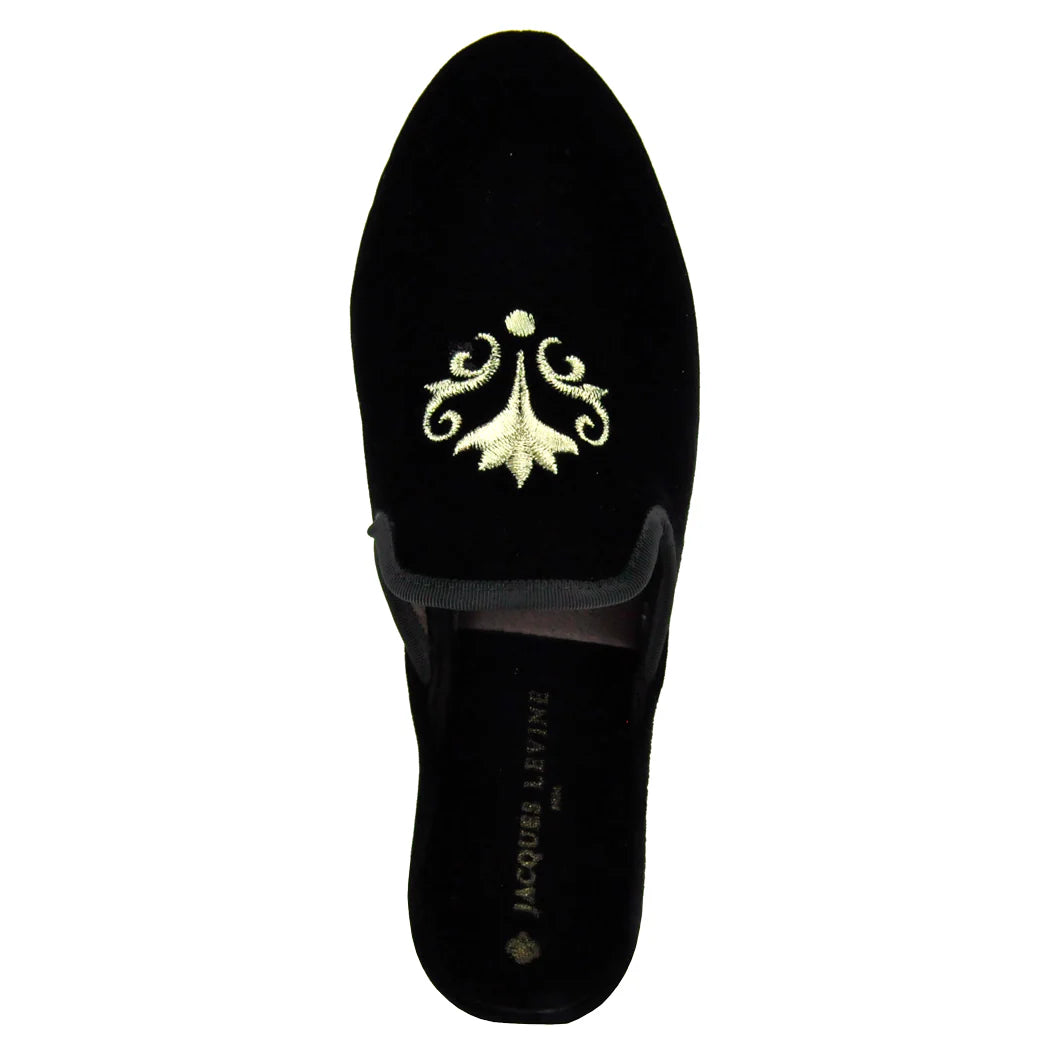 Jacques Levine Royalty Velvet Luxury Slippers
