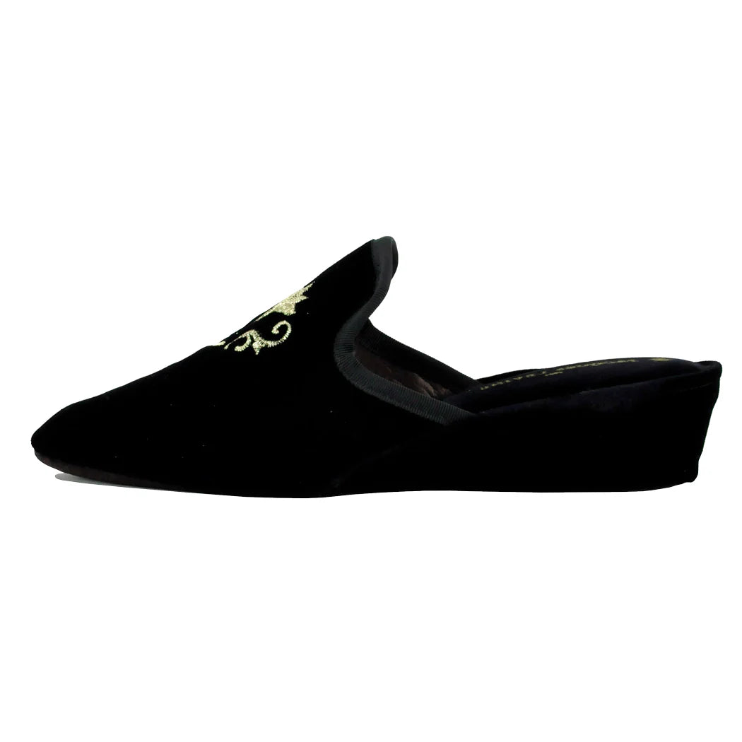 Jacques Levine Royalty Velvet Luxury Slippers