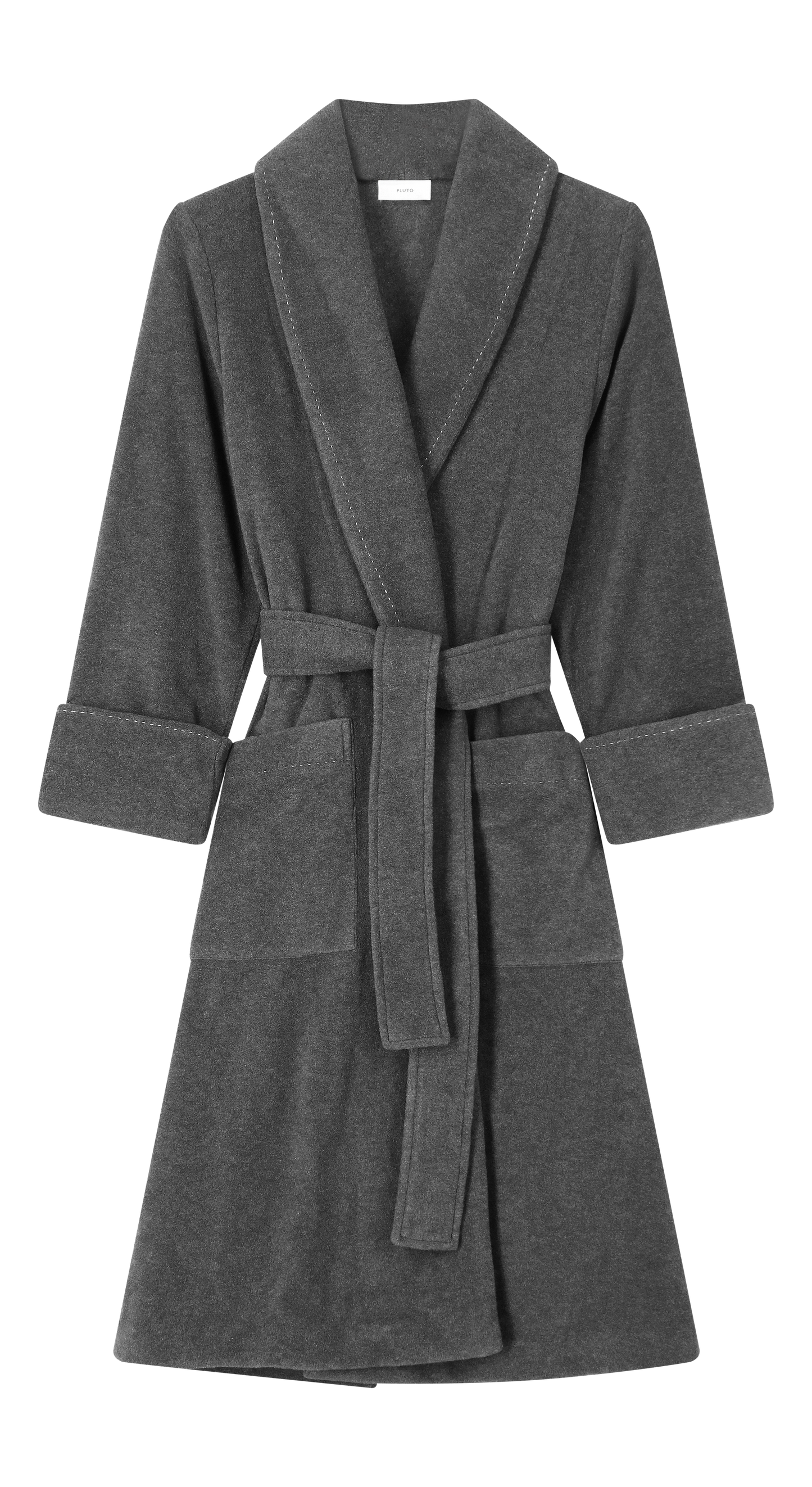 Pluto Rose Fleece Short Robe