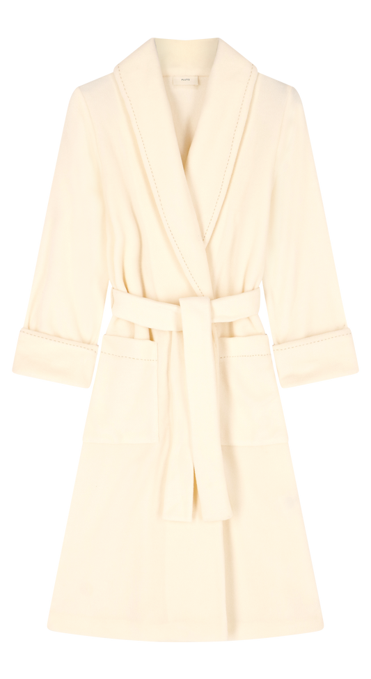 Pluto Rose Fleece Short Robe