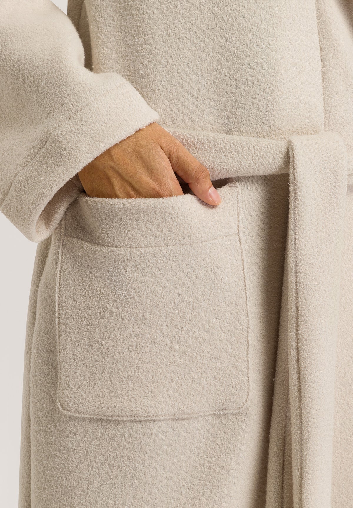 Hanro Terry Robe With Shawl Collar  Style 77127