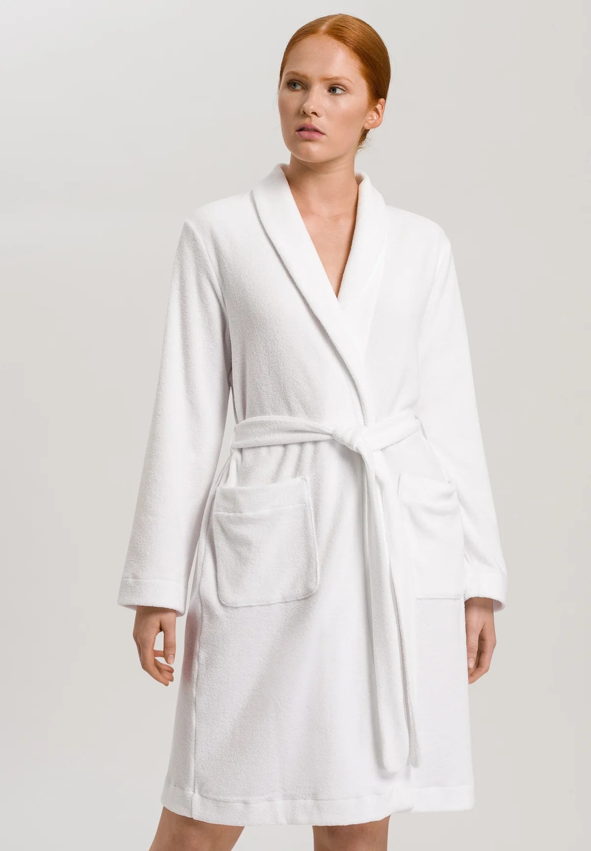 Hanro Terry Robe With Shawl Collar  Style 77127