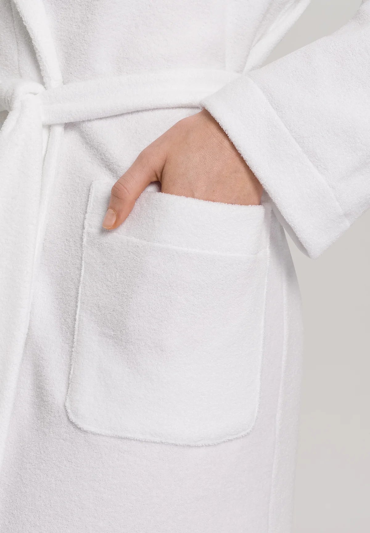 Hanro Terry Robe With Shawl Collar  Style 77127