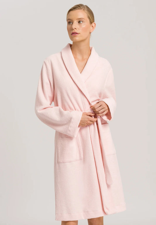 Hanro Terry Robe With Shawl Collar Style 77127