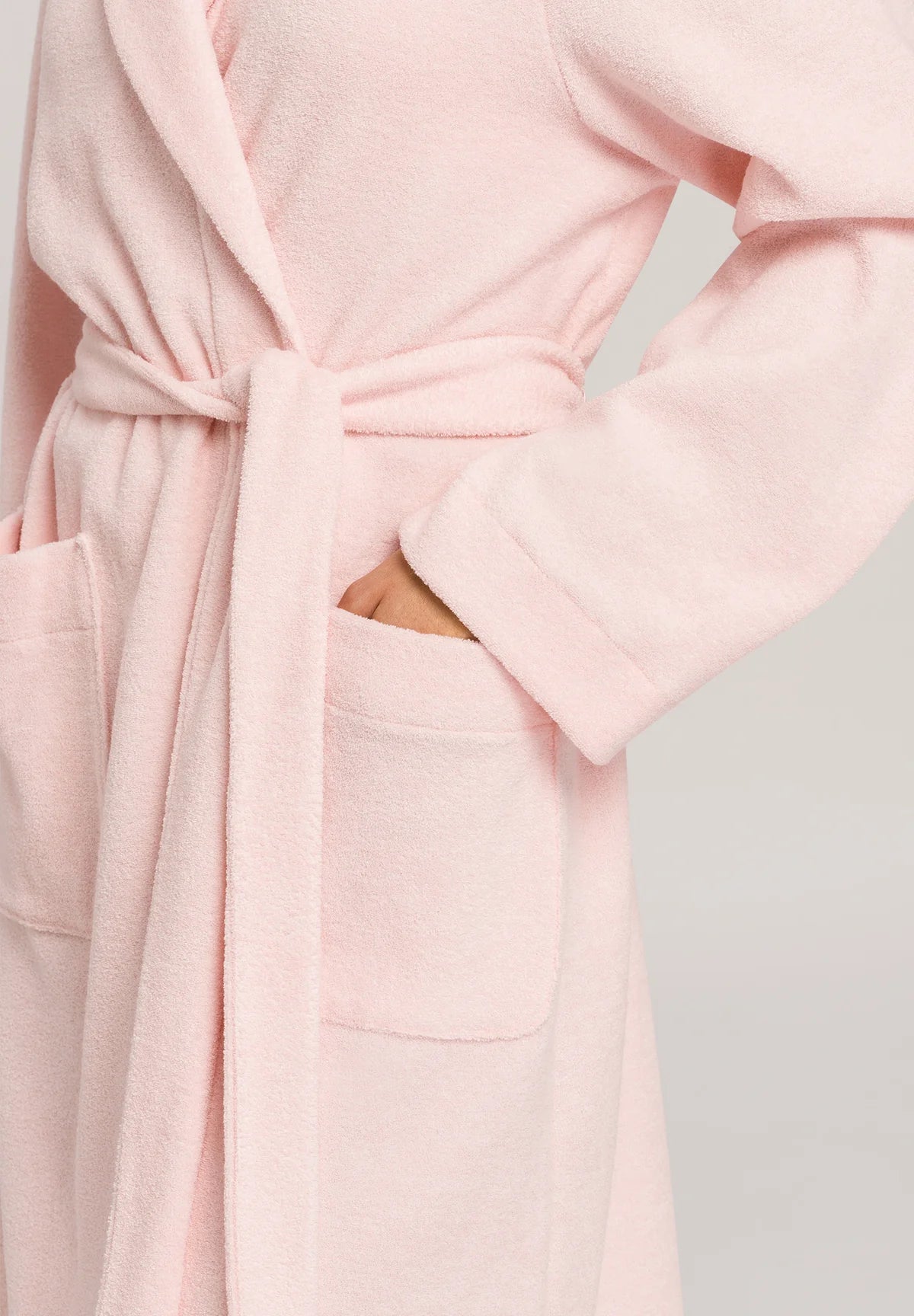 Hanro Terry Robe With Shawl Collar  Style 77127