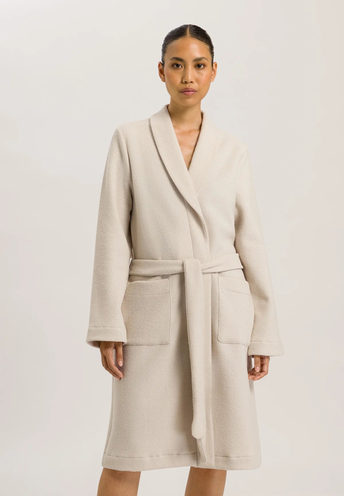 Hanro Terry Robe With Shawl Collar  Style 77127