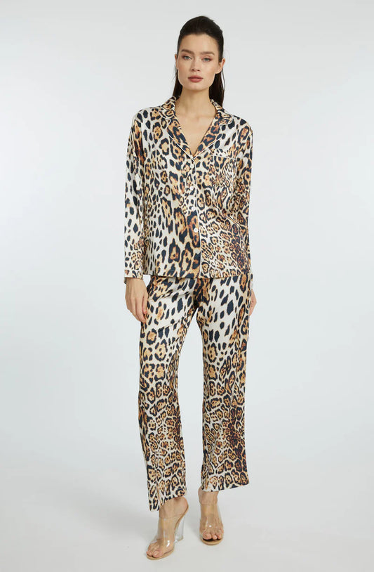 Wrap Up By VP Donatella Long Sleeve Pajama Set