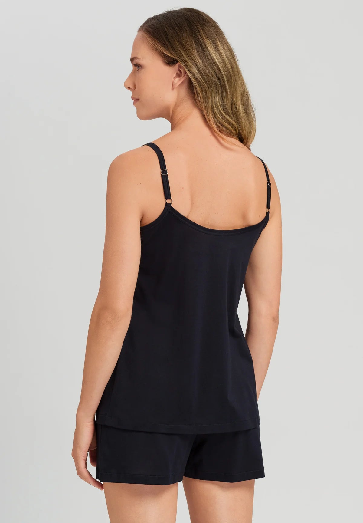 Hanro Pleated Cotton Short Pajama Set | Juliet
