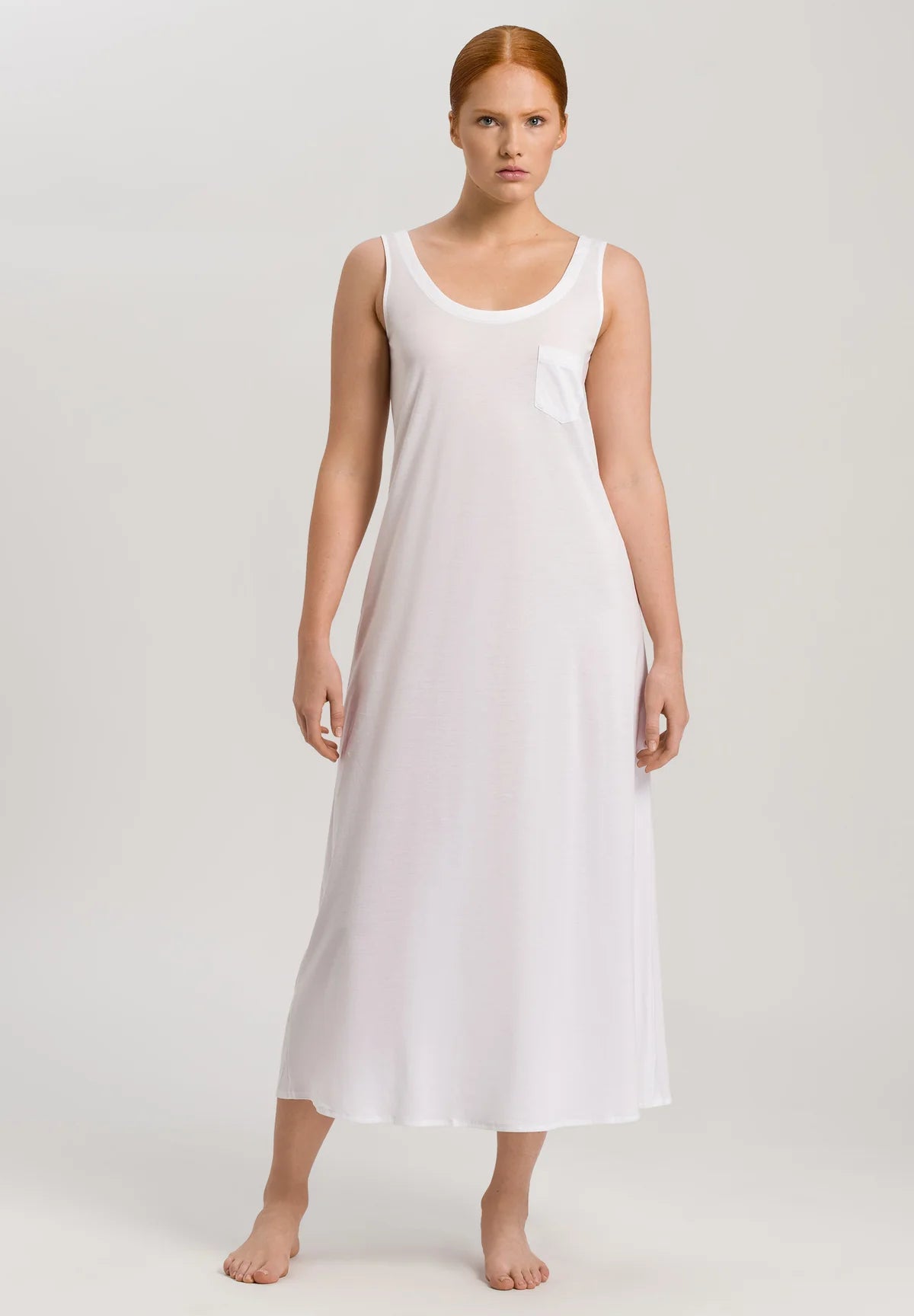 Hanro Long Tank Nightgown Style 77951 Cotton Deluxe