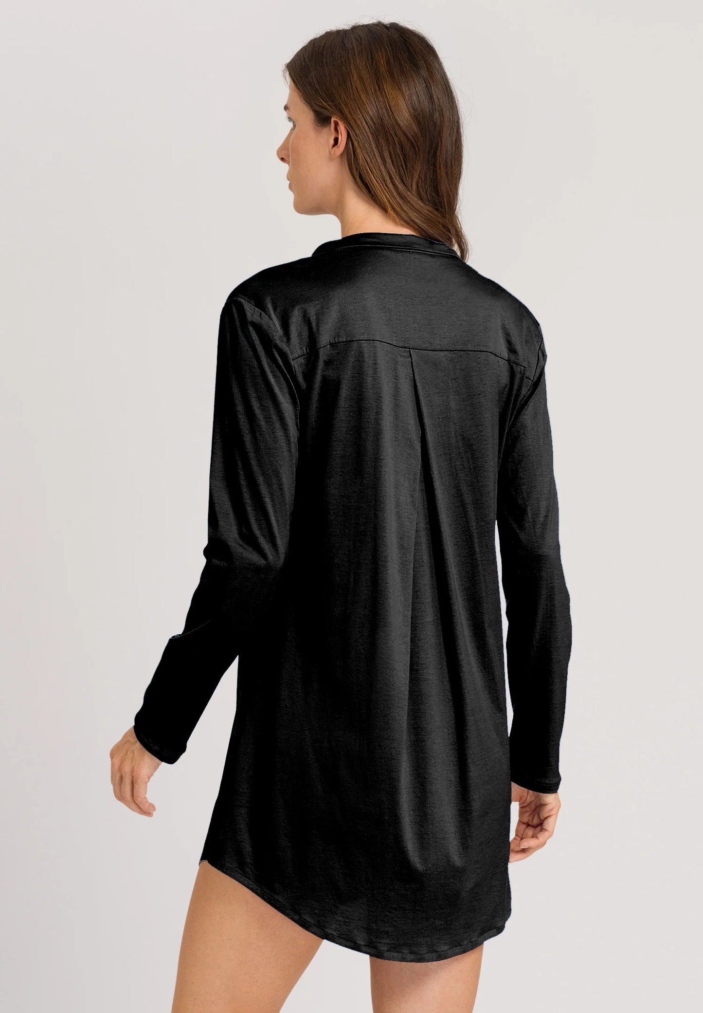 Hanro Cotton Sleepshirt With Button Front Style 77958 Cotton Deluxe
