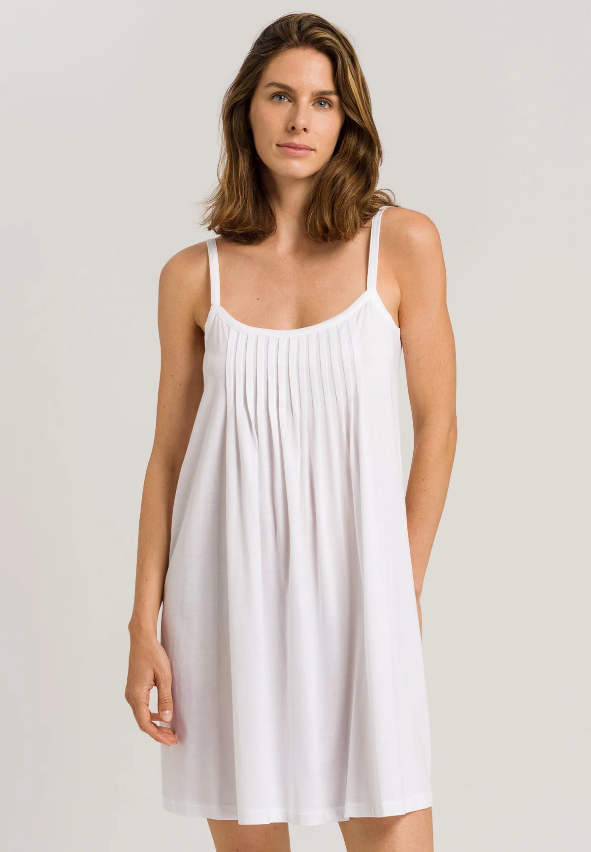 Hanro Juliet Pleated Cotton Babydoll Style 77747