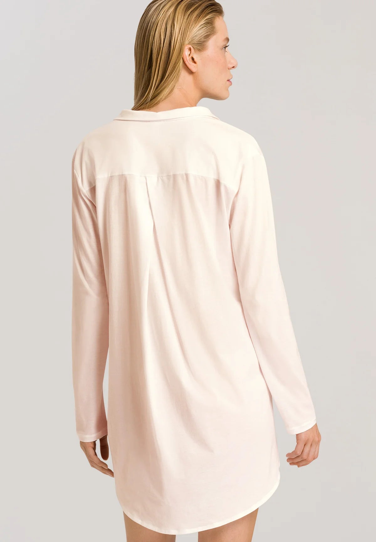 Hanro Cotton Sleepshirt With Button Front Style 77958 Cotton Deluxe