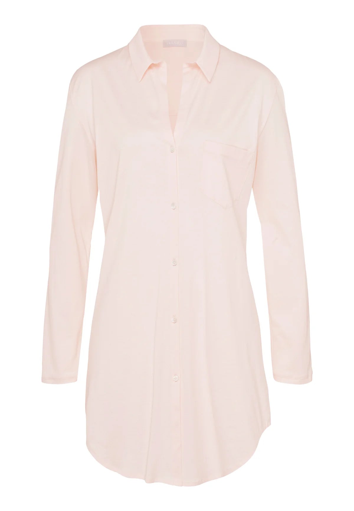 Hanro Cotton Sleepshirt With Button Front Style 77958 Cotton Deluxe
