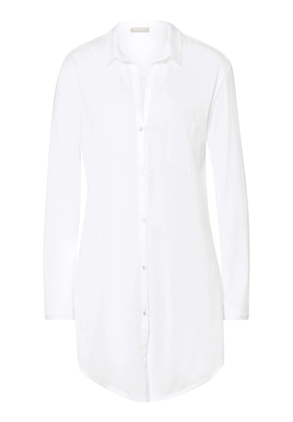 Hanro Cotton Sleepshirt With Button Front Style 77958 Cotton Deluxe