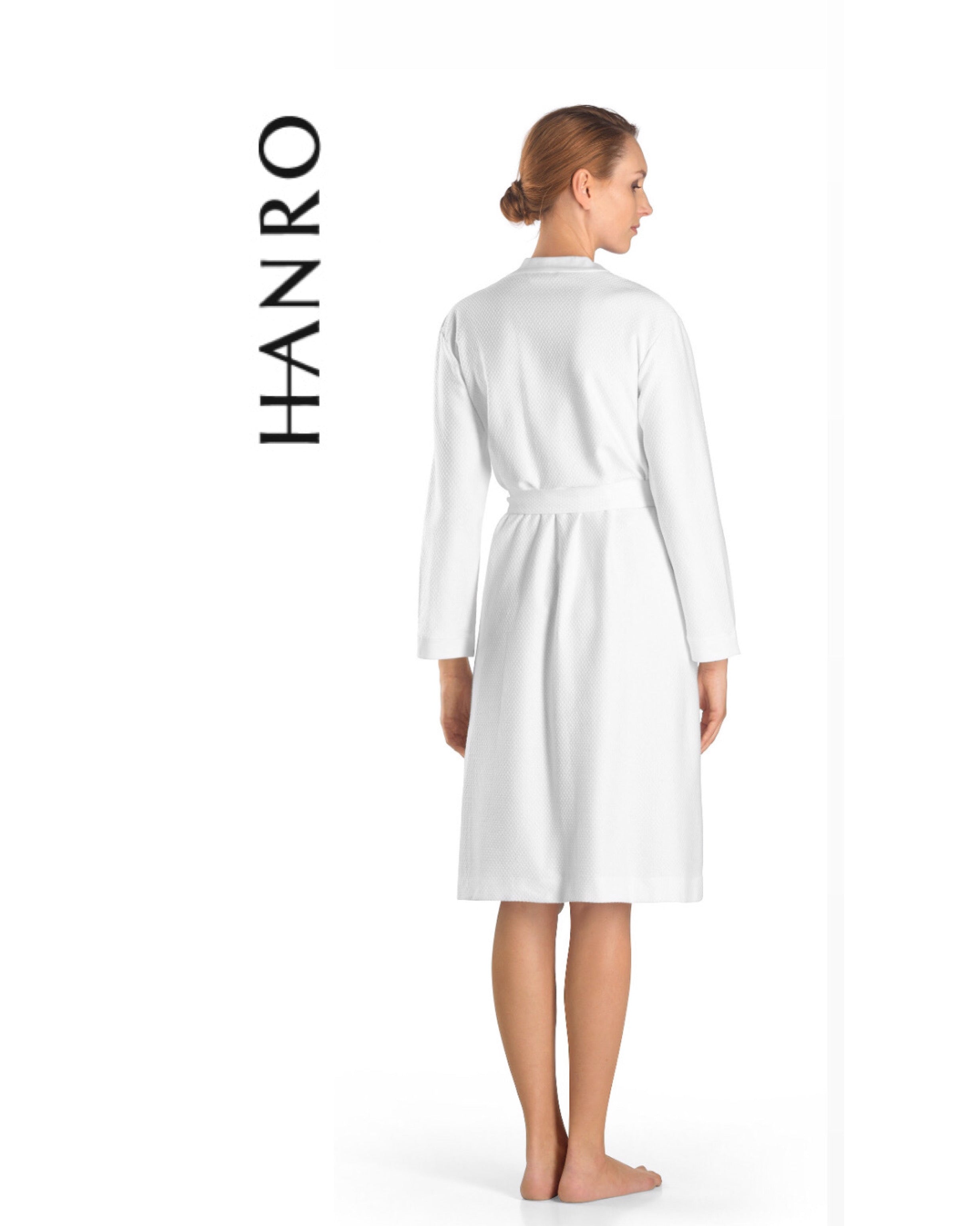 HANRO Robe Selection Cotton Pique Waffle Robe Style 77303 – The Fitting ...
