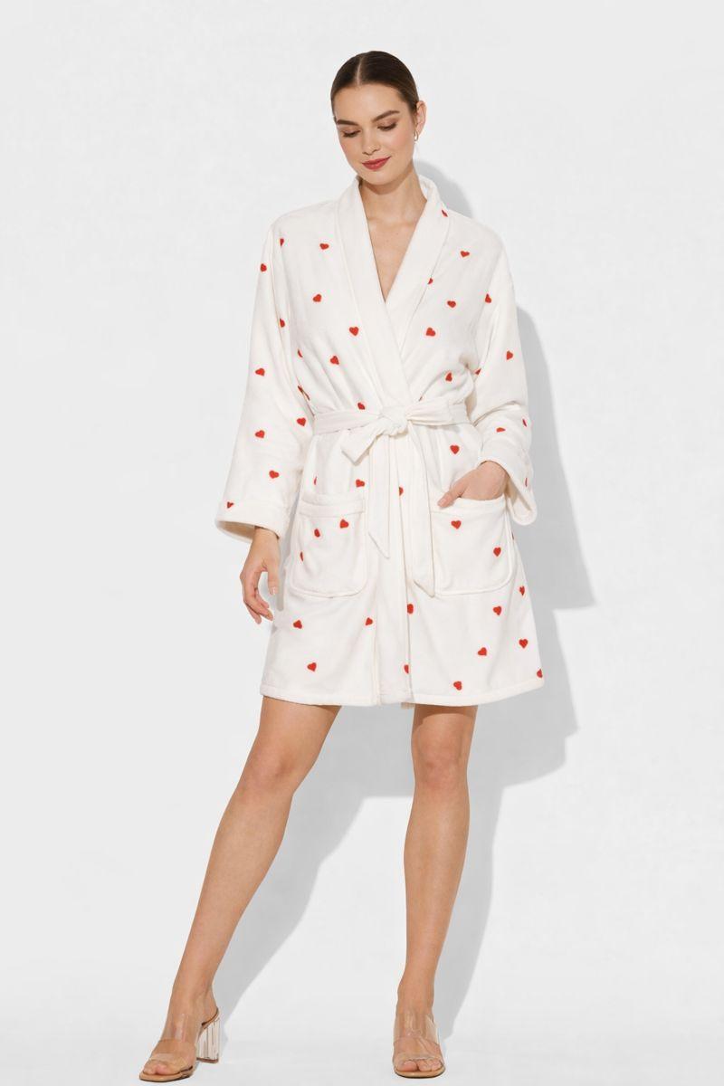 Wrap Up By VP Hearts Short Robe