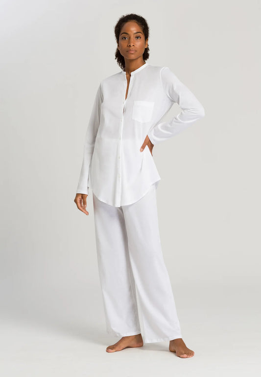 Hanro Cotton Deluxe Button Front Pajama Set