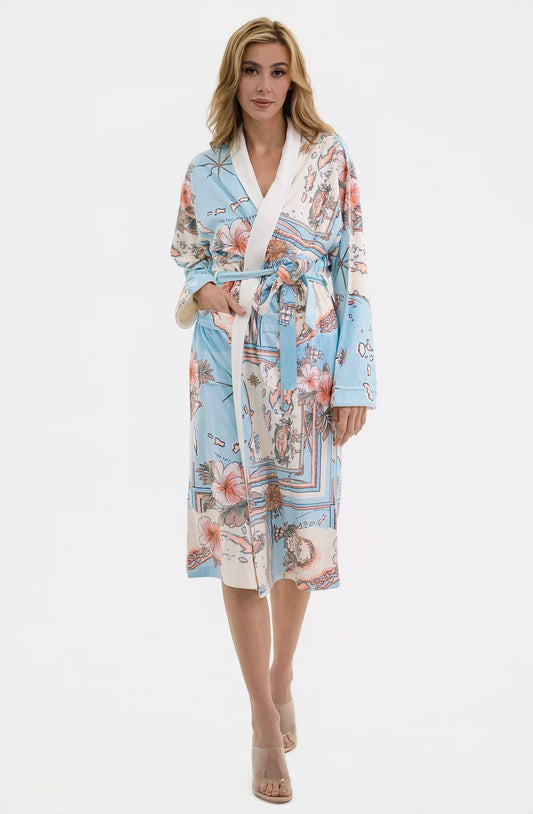 Wrap Up By VP Les Iles Caraibes Long Robe