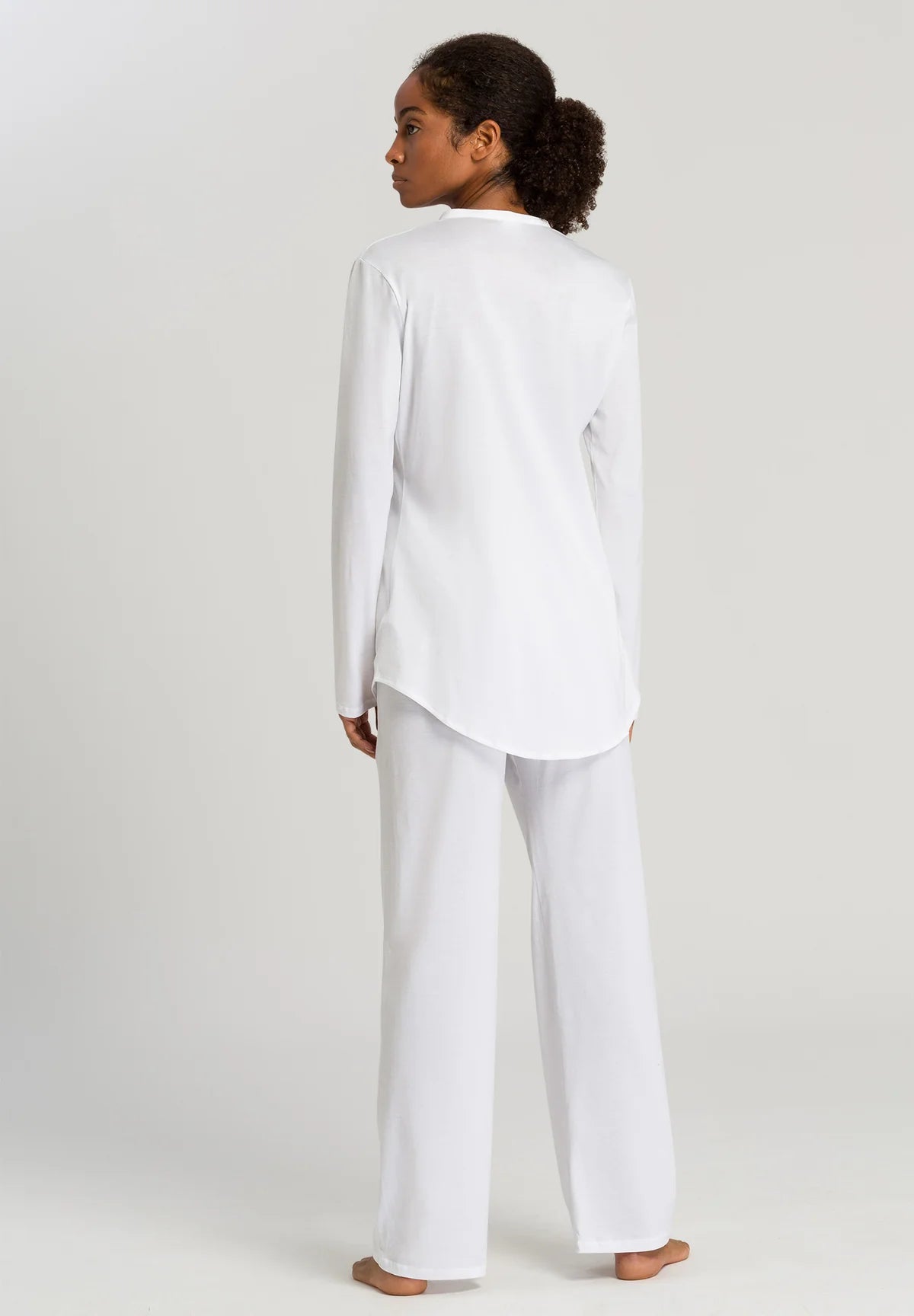 Hanro Cotton Deluxe Button Front Pajama Set