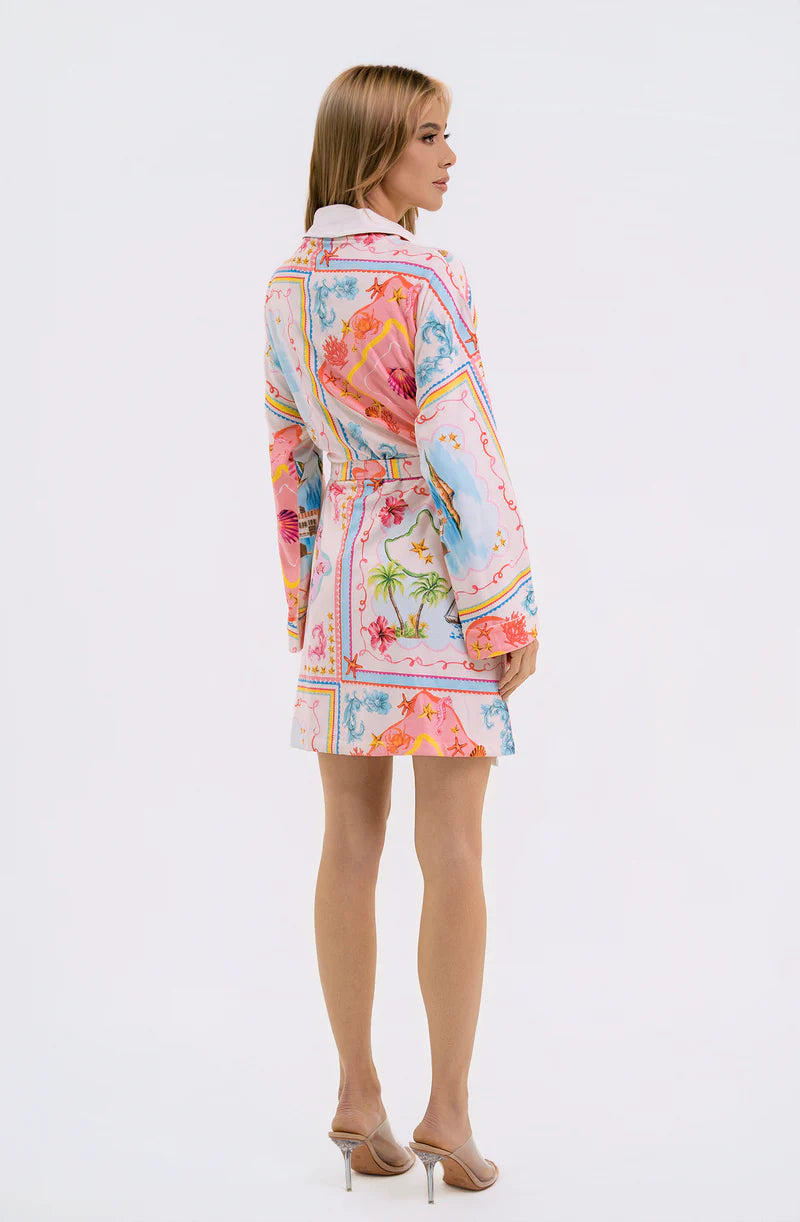 Wrap Up By VP Portofino Short Robe | Luxury Resort Robe