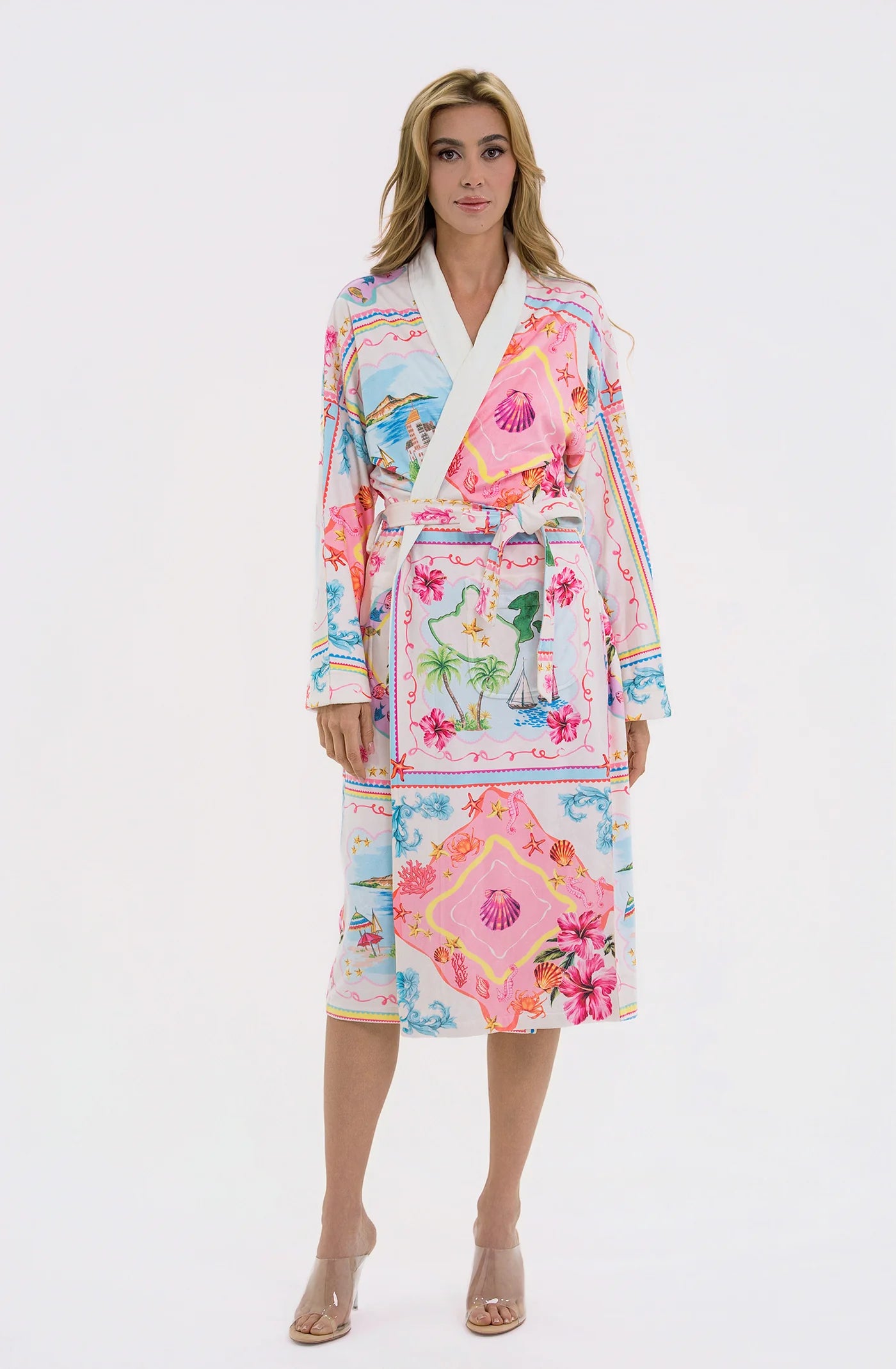 Wrap Up By VP Portofino Long Robe | Luxury Resort Robe