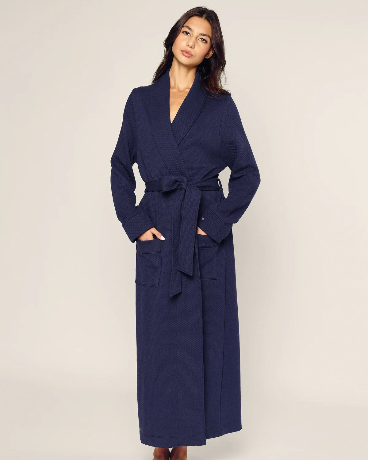 Petite Plume Women's Pima Jacquard Ophelia Robe
