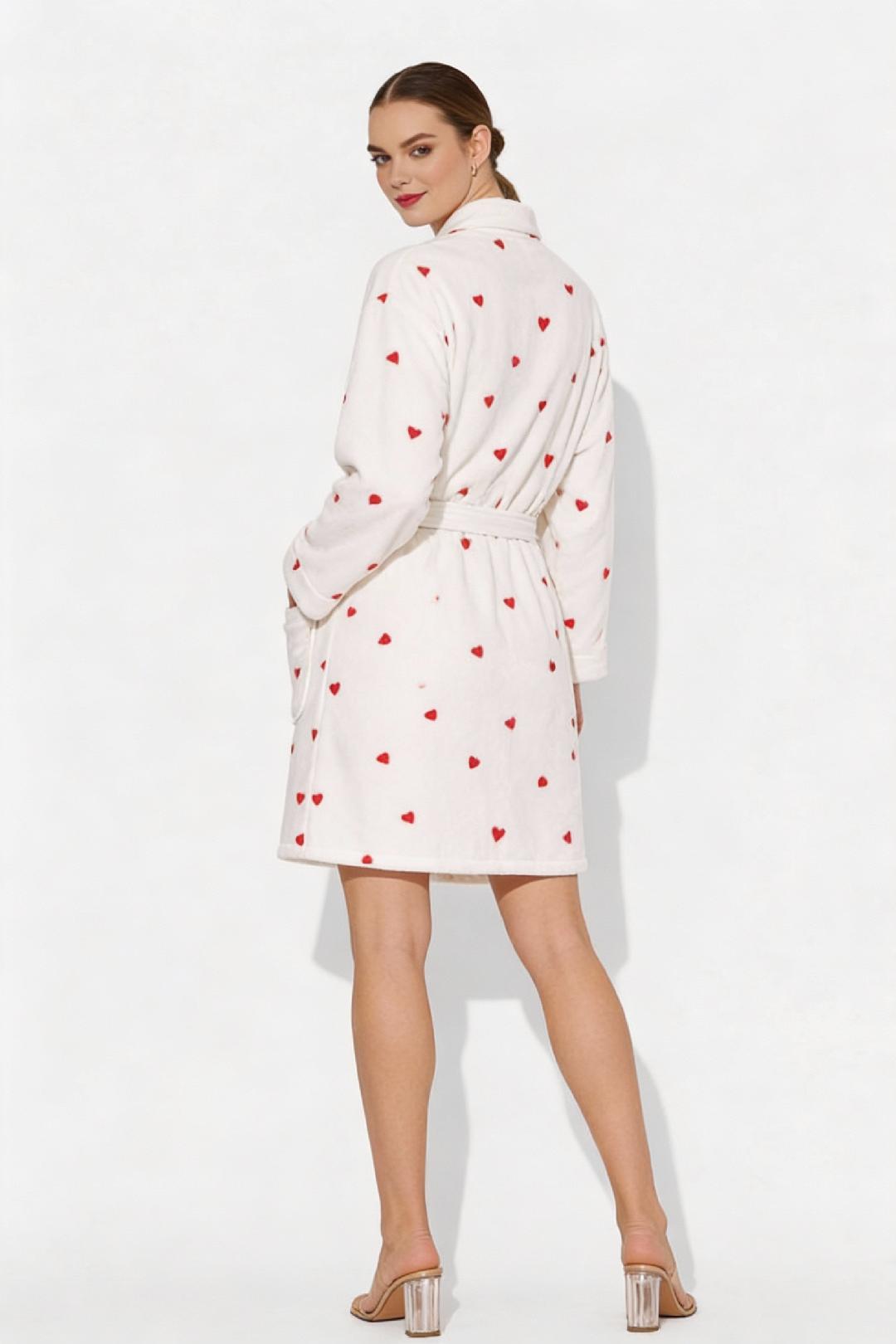 Wrap Up By VP Hearts Short Robe