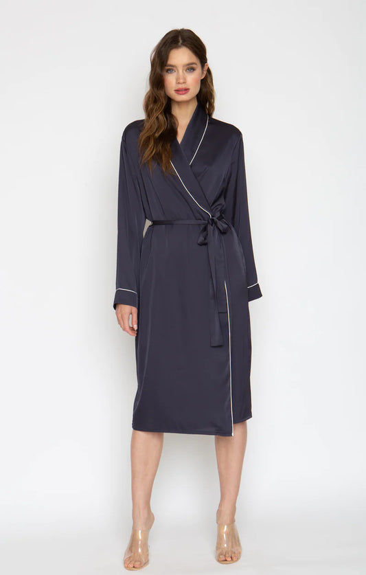 Wrap Up By VP Poly Silk Long Robe