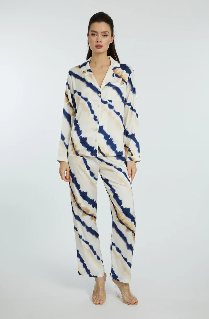 Wrap Up By VP Mai Tai Long Sleeve Pajama Set