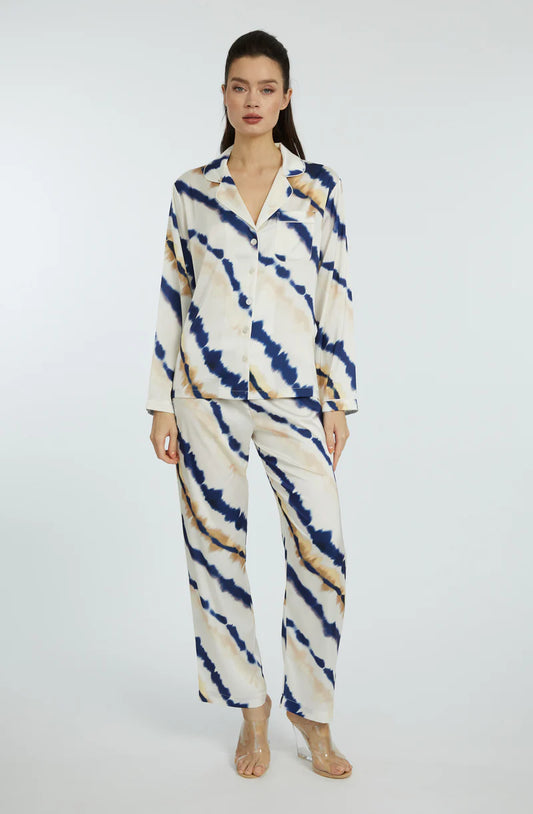 Wrap Up By VP Mai Tai Long Sleeve Pajama Set