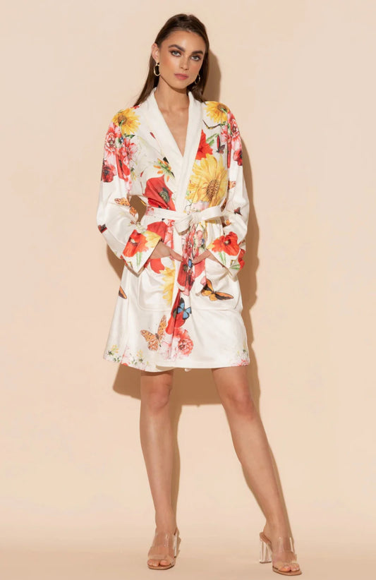 Wrap Up By VP Bouquet Short Robe